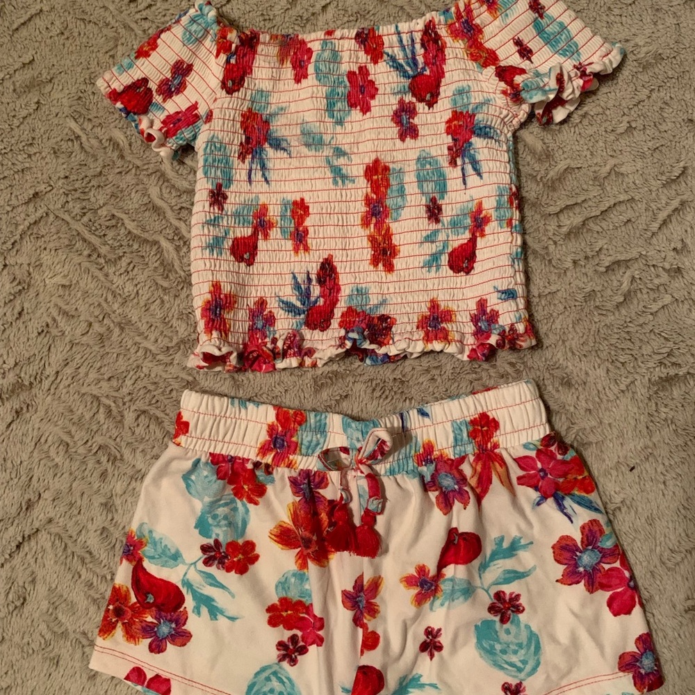 First Kiss Gals- Girls Short Set